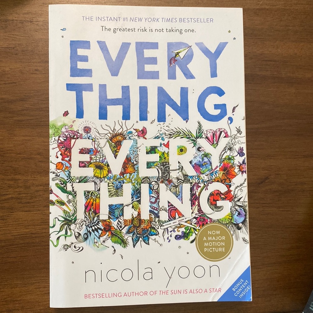 Everything Everything Novel Book by Nicola Yoon